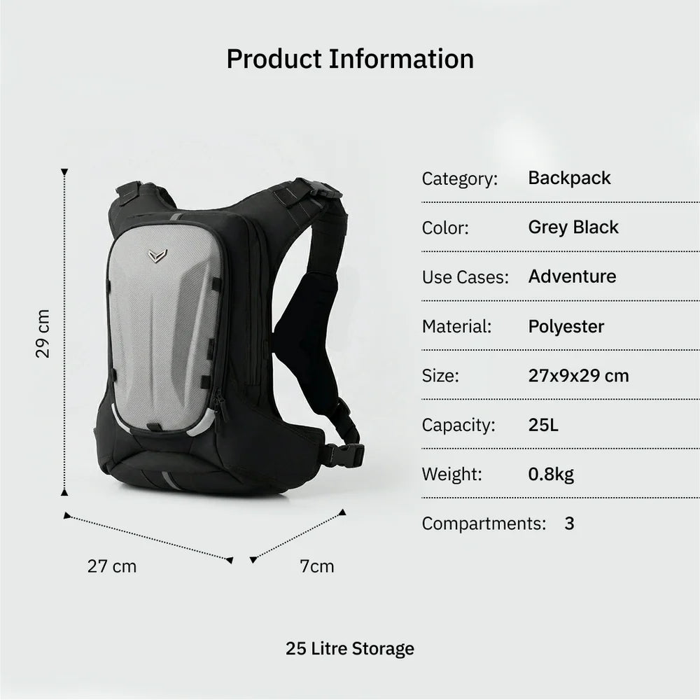 Prime Backpack 25L + 2L Hydration Bladder