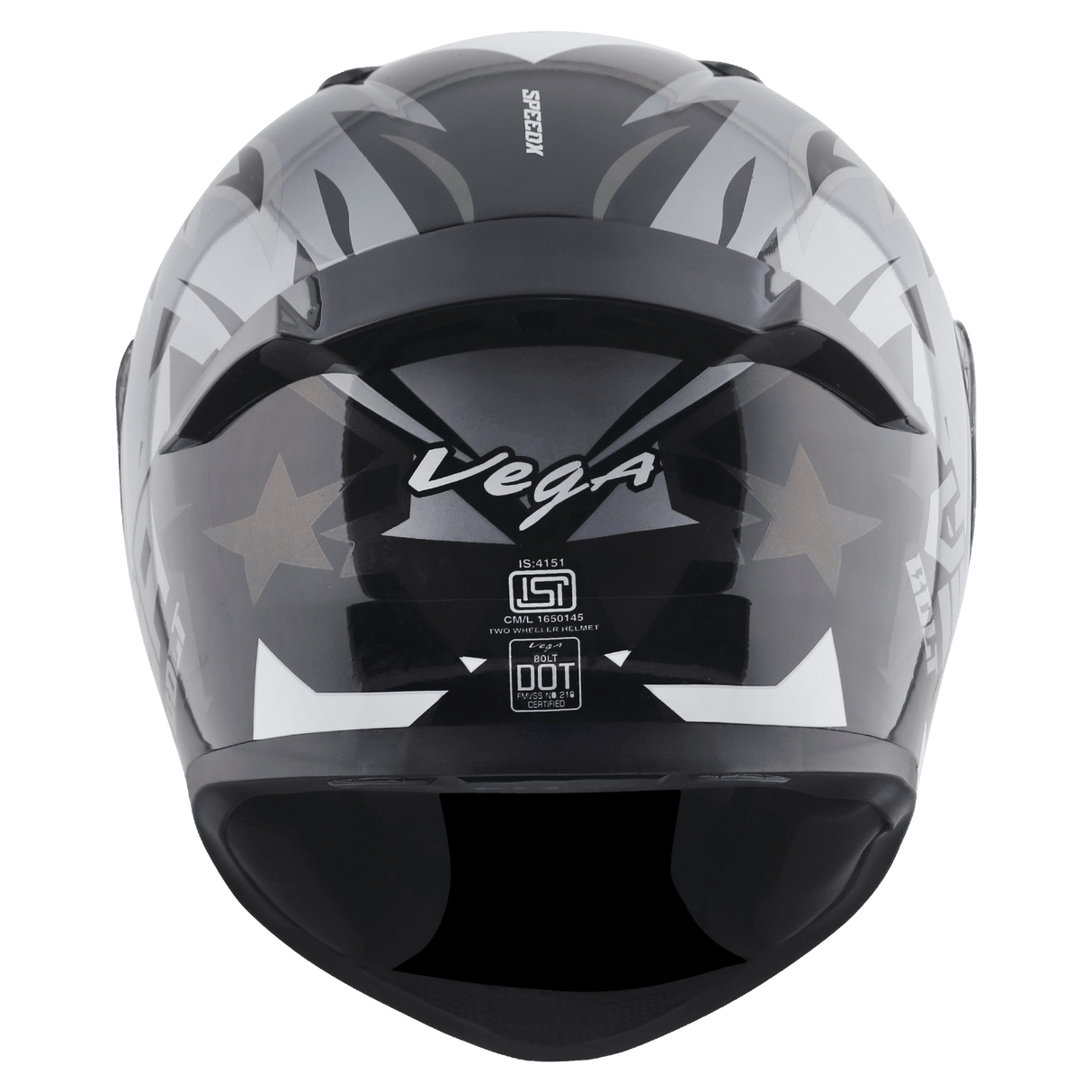 Bolt Speedx Helmet - Black Grey