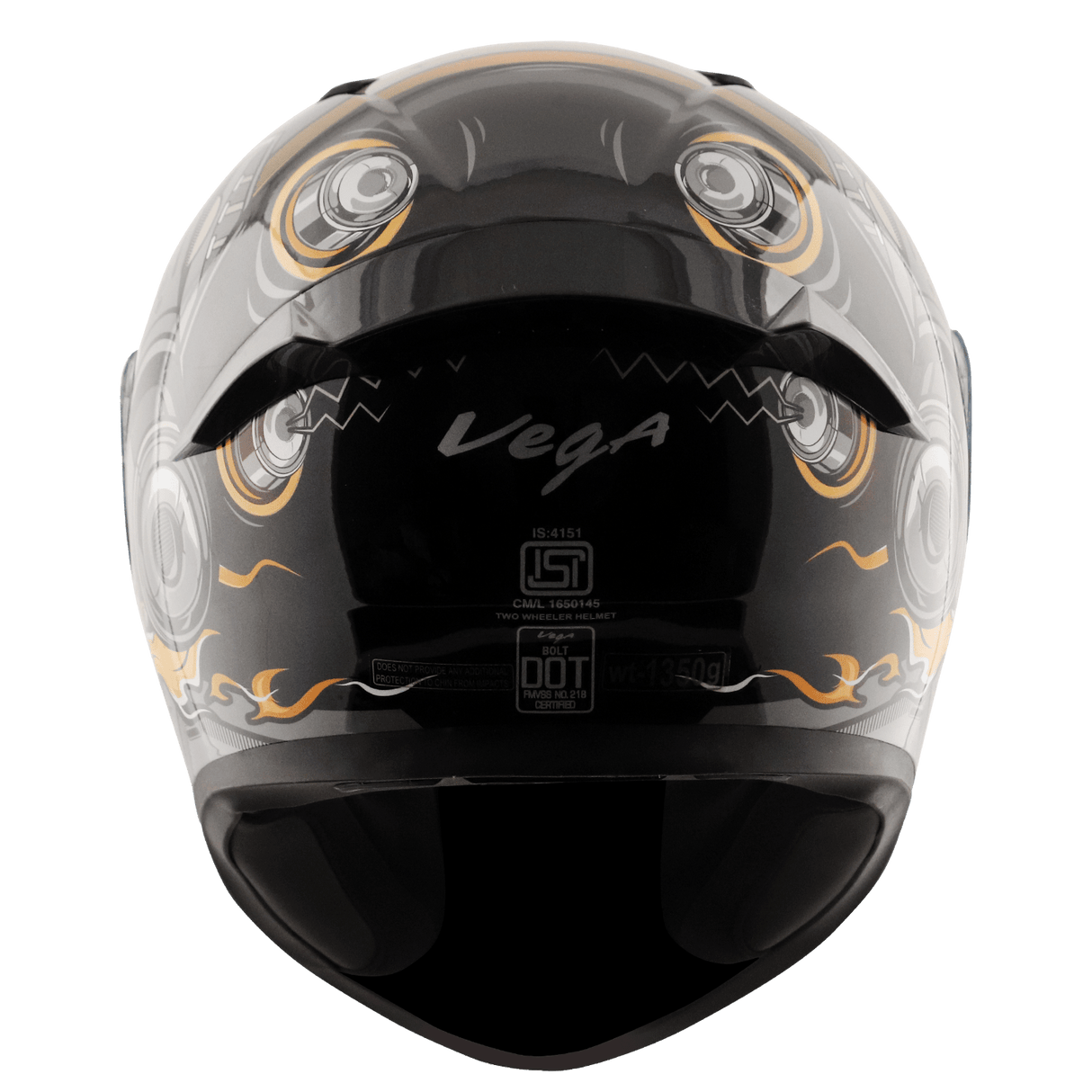 Bolt Superhero Helmet - Black Grey