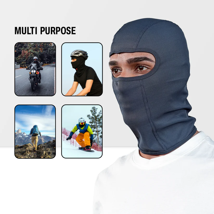 66Bhp Balaclava Air Flex – Ultra-Flex Cooling Ride Mask | Premium Spandex Comfort & Smooth Breathable Fit