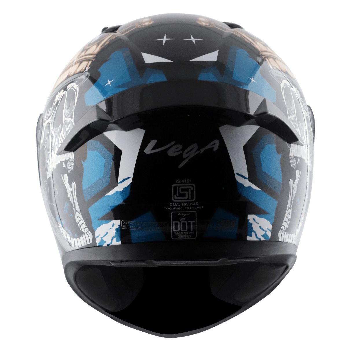 Bolt Crown Men Helmet - Black Blue