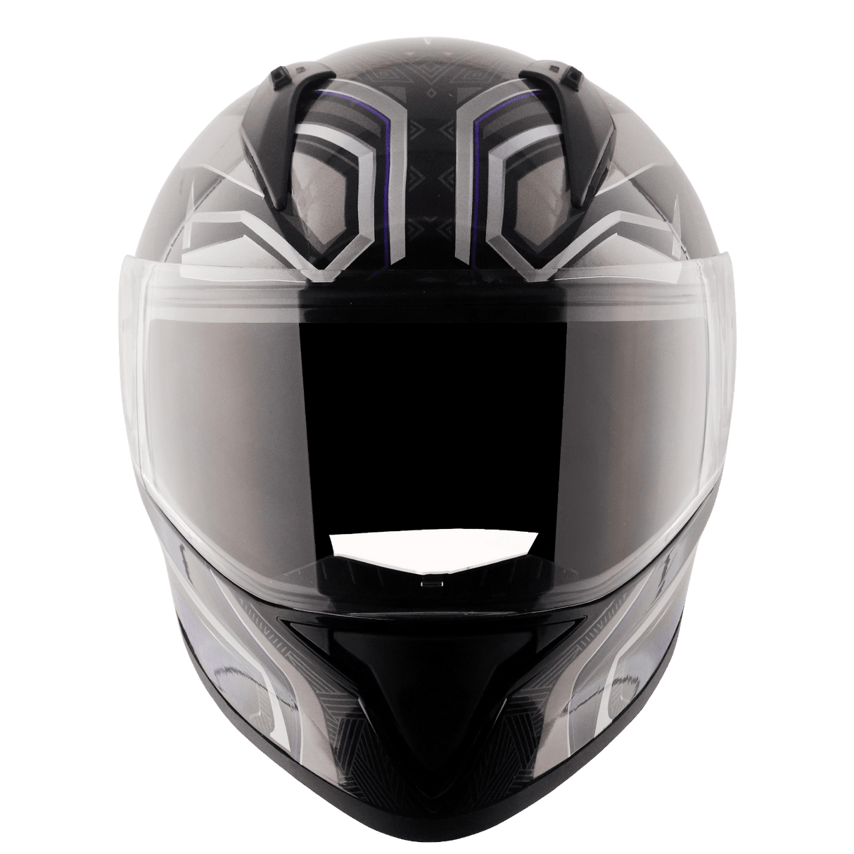Bolt Marvel Black Panther Edition Helmet - Black Silver
