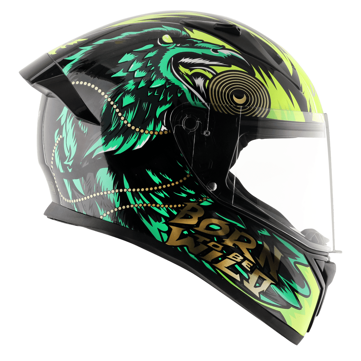 Bolt Wild Helmet - Black Yellow