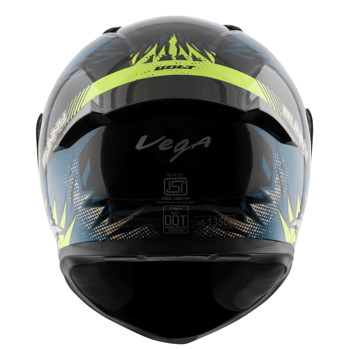 Bolt Bunny Helmet - Black Blue