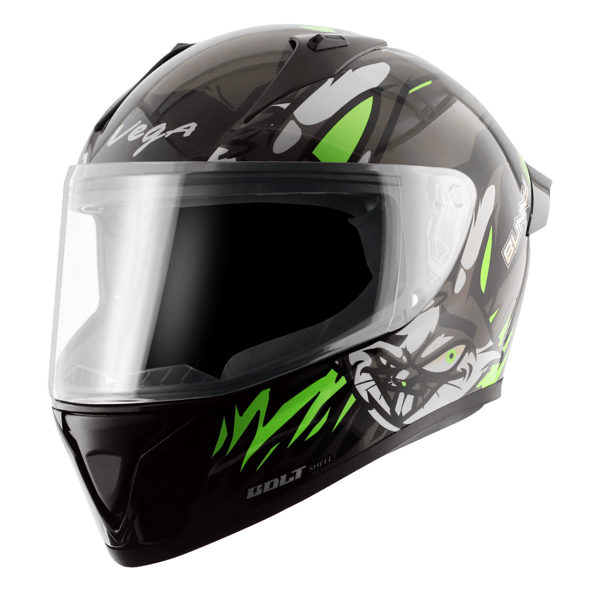 Bolt Bunny Helmet - Black Green