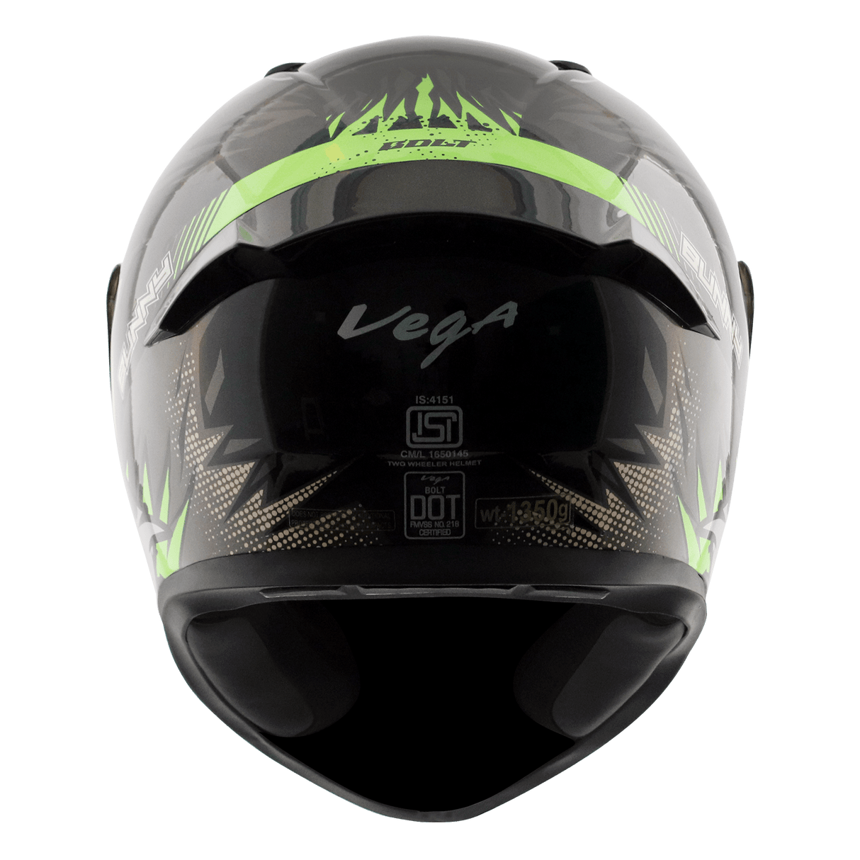 Bolt Bunny Helmet - Black Green