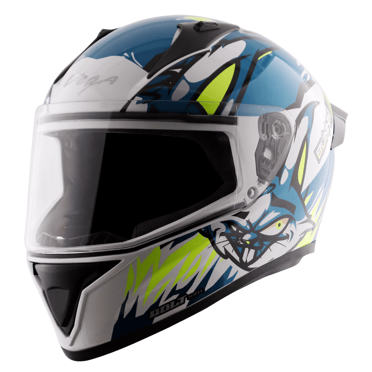 Bolt Bunny Helmet - White Blue