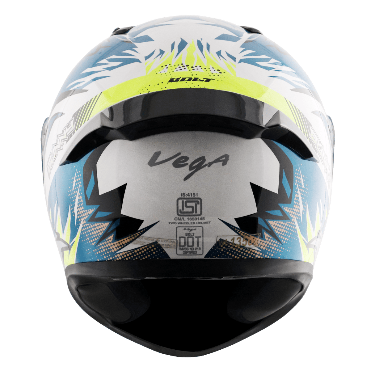 Bolt Bunny Helmet - White Blue