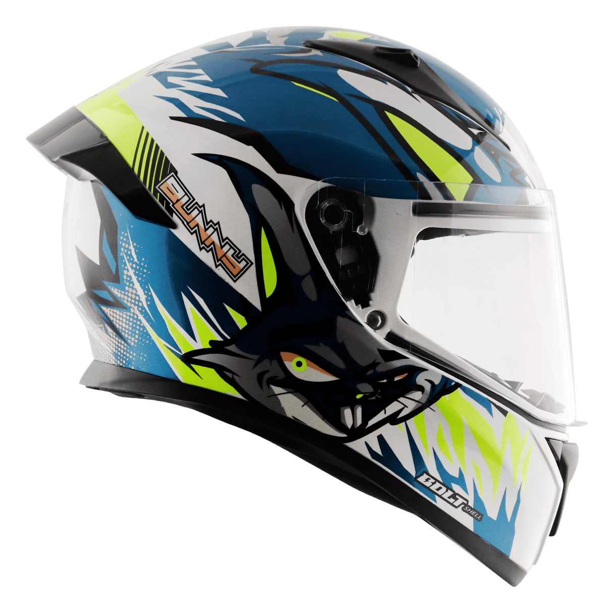 Bolt Bunny Helmet - White Blue