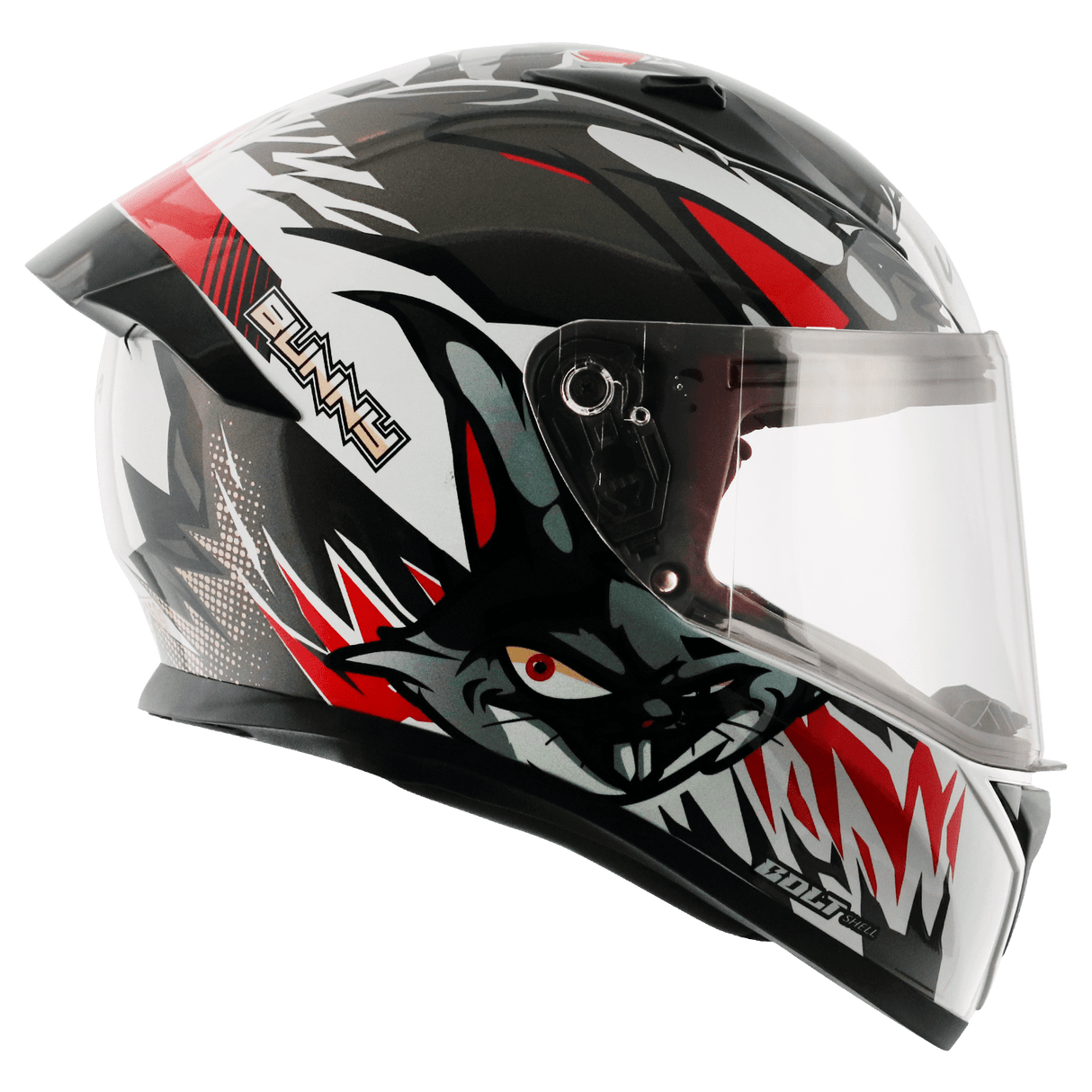 Bolt Bunny Helmet - White Red