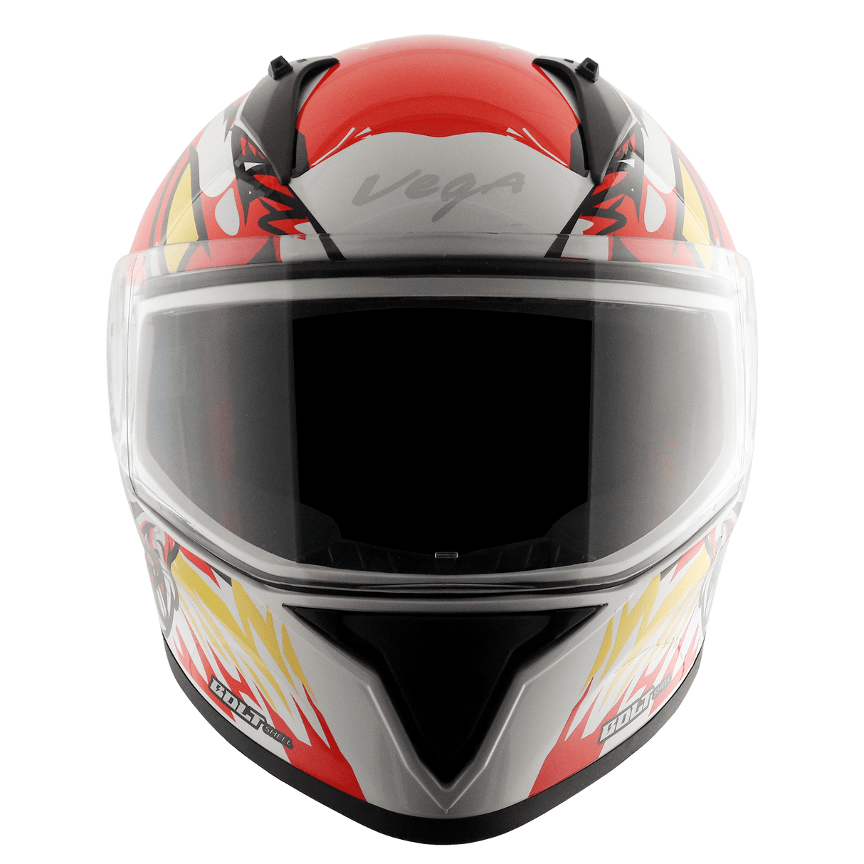 Bolt Bunny Helmet - White Orange