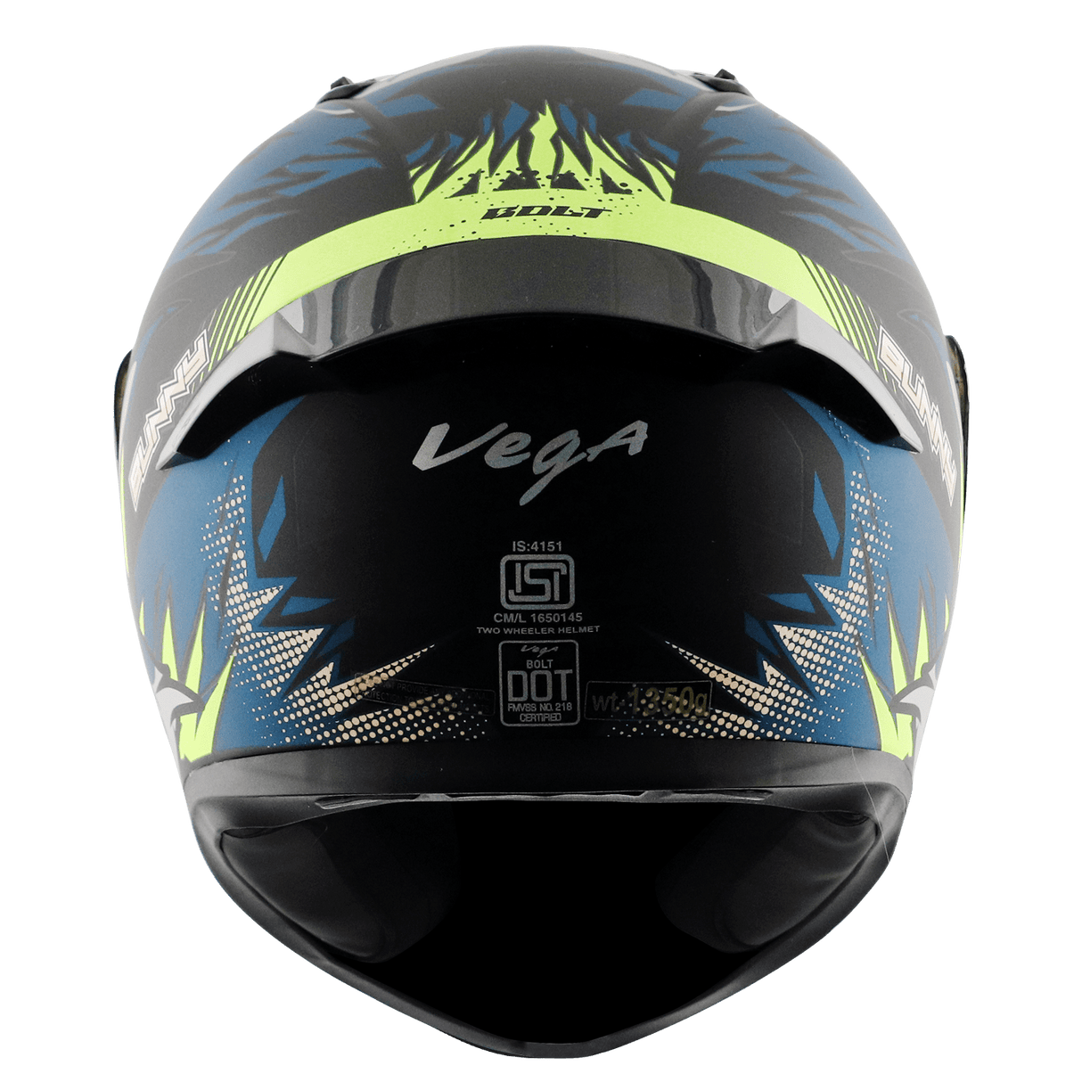 Bolt Bunny Helmet - Dull Black Blue