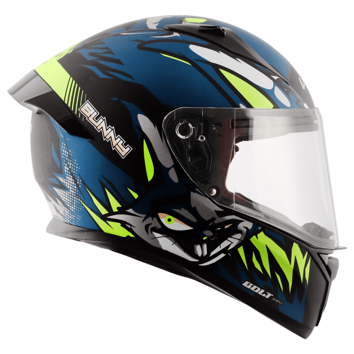 Bolt Bunny Helmet - Dull Black Blue