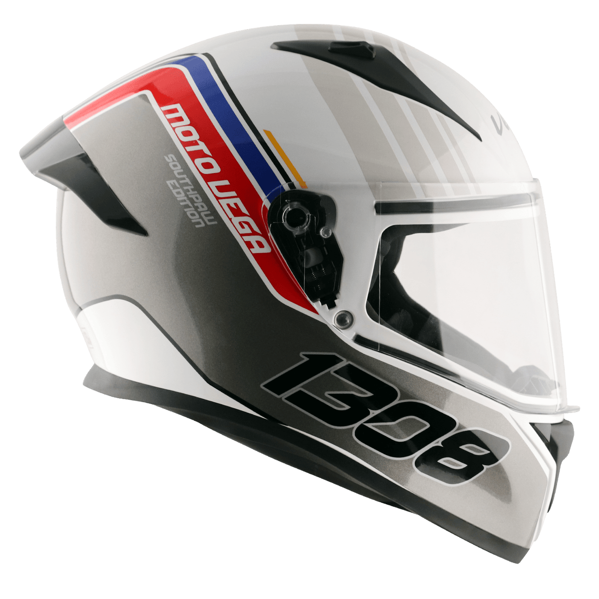 Bolt Southpaw Left Hander Helmet - White Grey