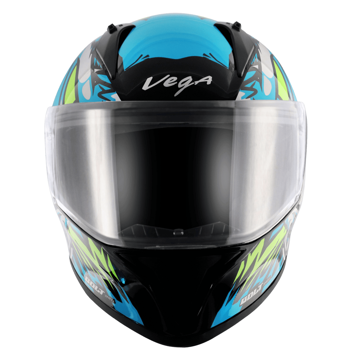 Bolt Bunny Helmet - Black Neon Blue