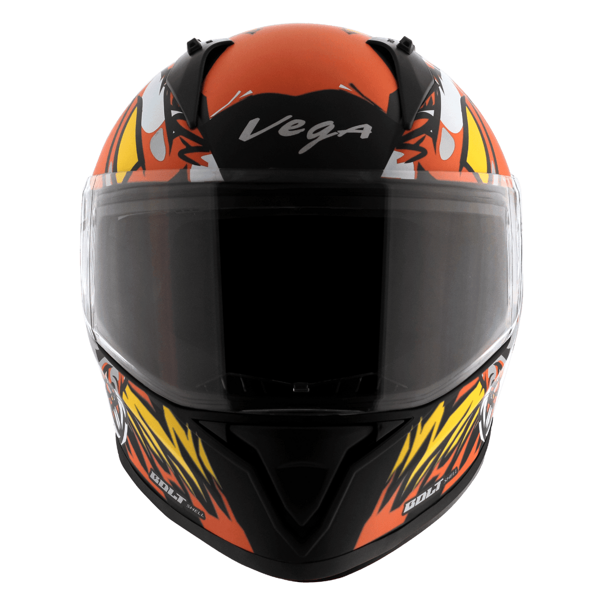 Bolt Bunny Helmet - Dull Black Orange