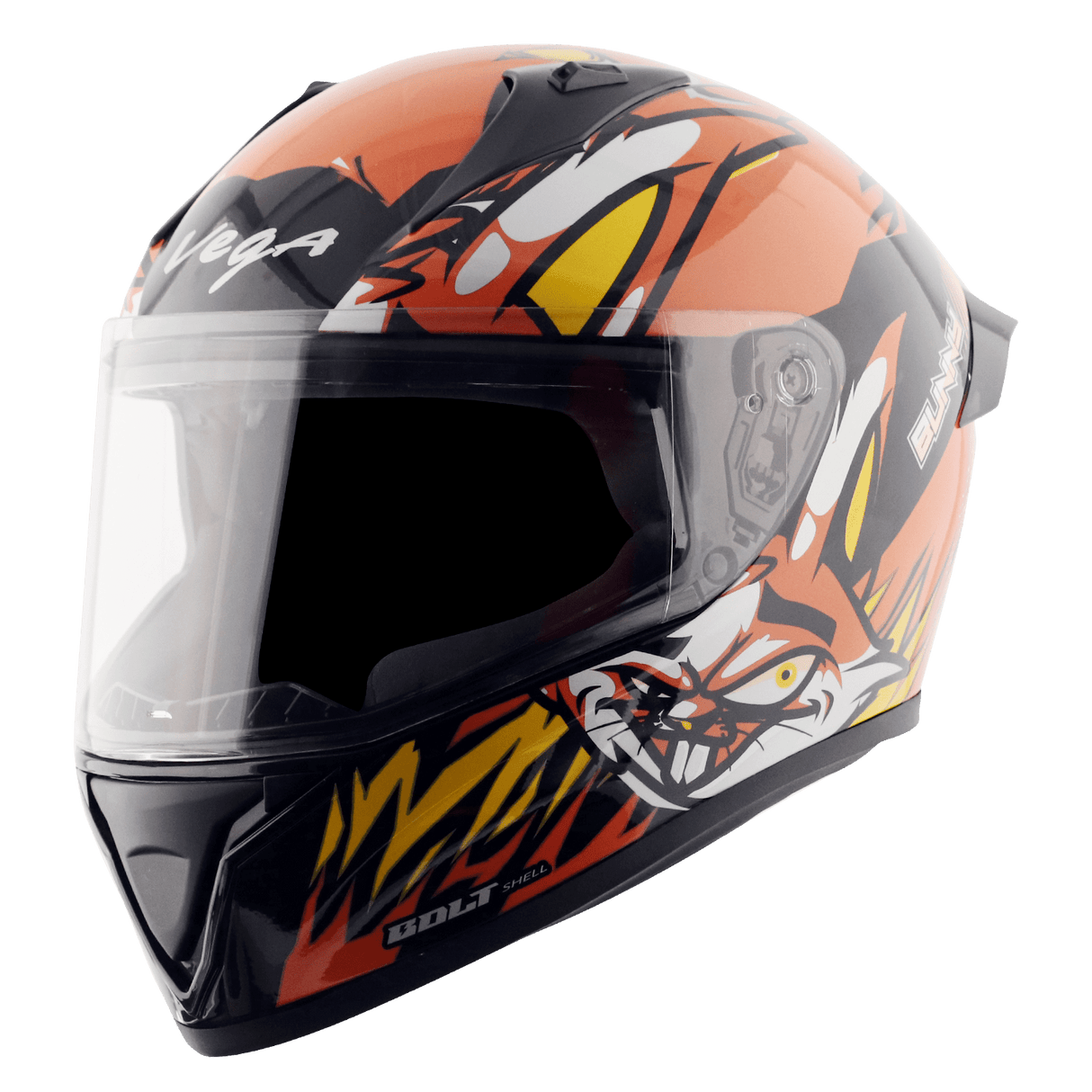 Bolt Bunny Helmet - Black Orange