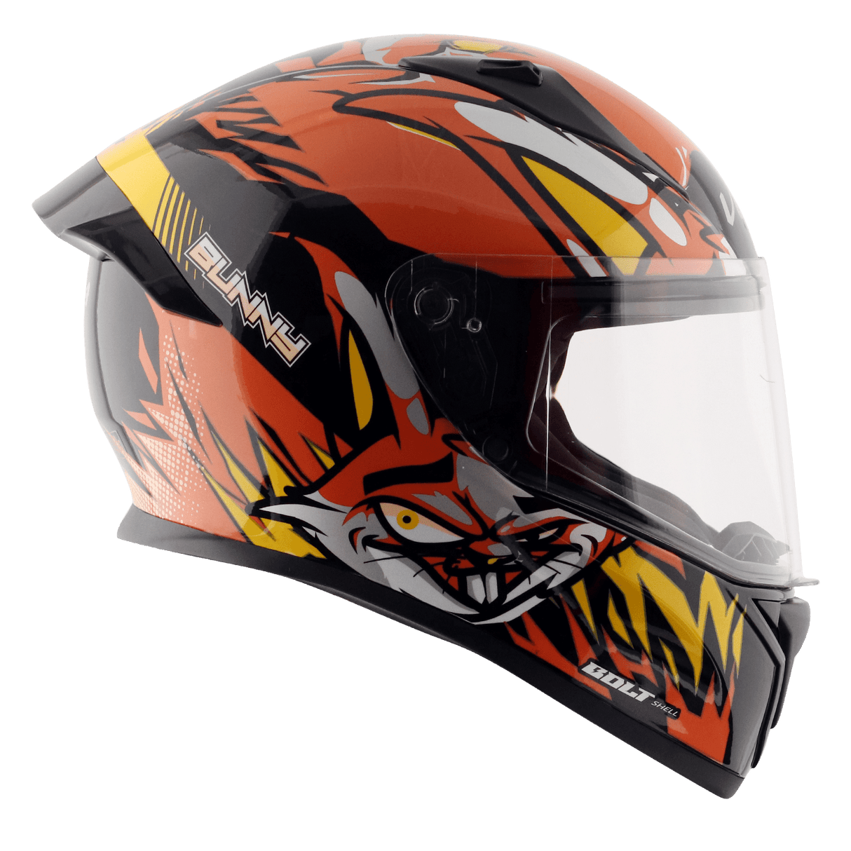Bolt Bunny Helmet - Black Orange