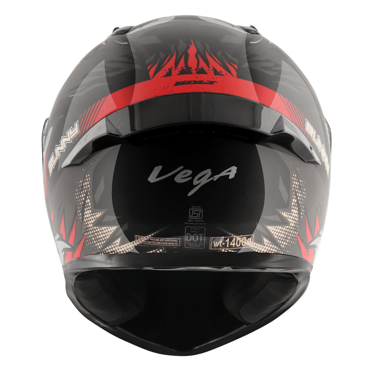 Bolt Bunny Helmet - Black Red