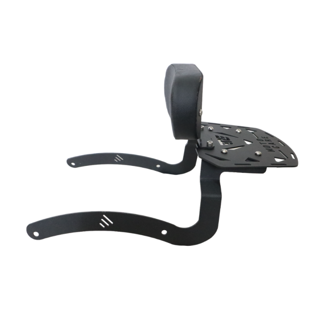 CNC Carrier Plate & Backrest for Royal Enfield Super Meter 650 1