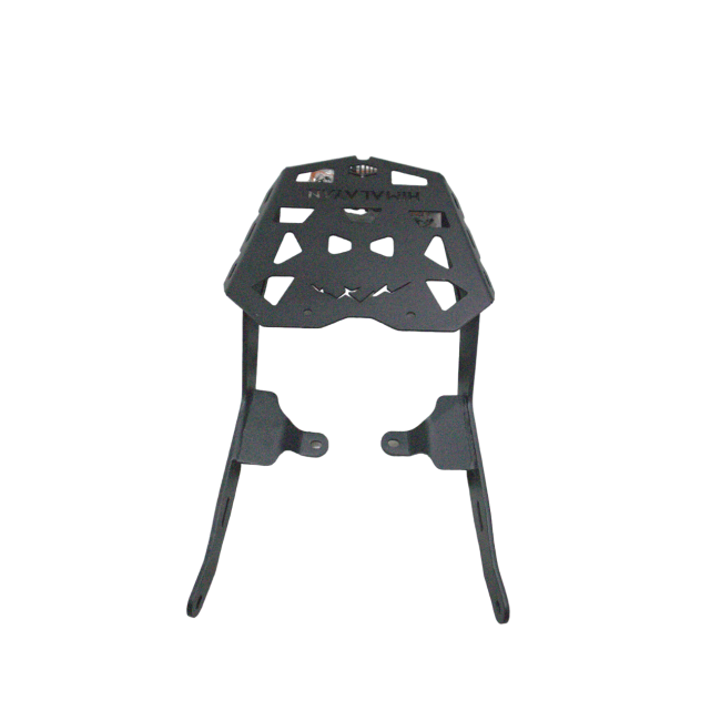 CNC Carrier with Plate for Royal Enfield Himalayan - Black 1