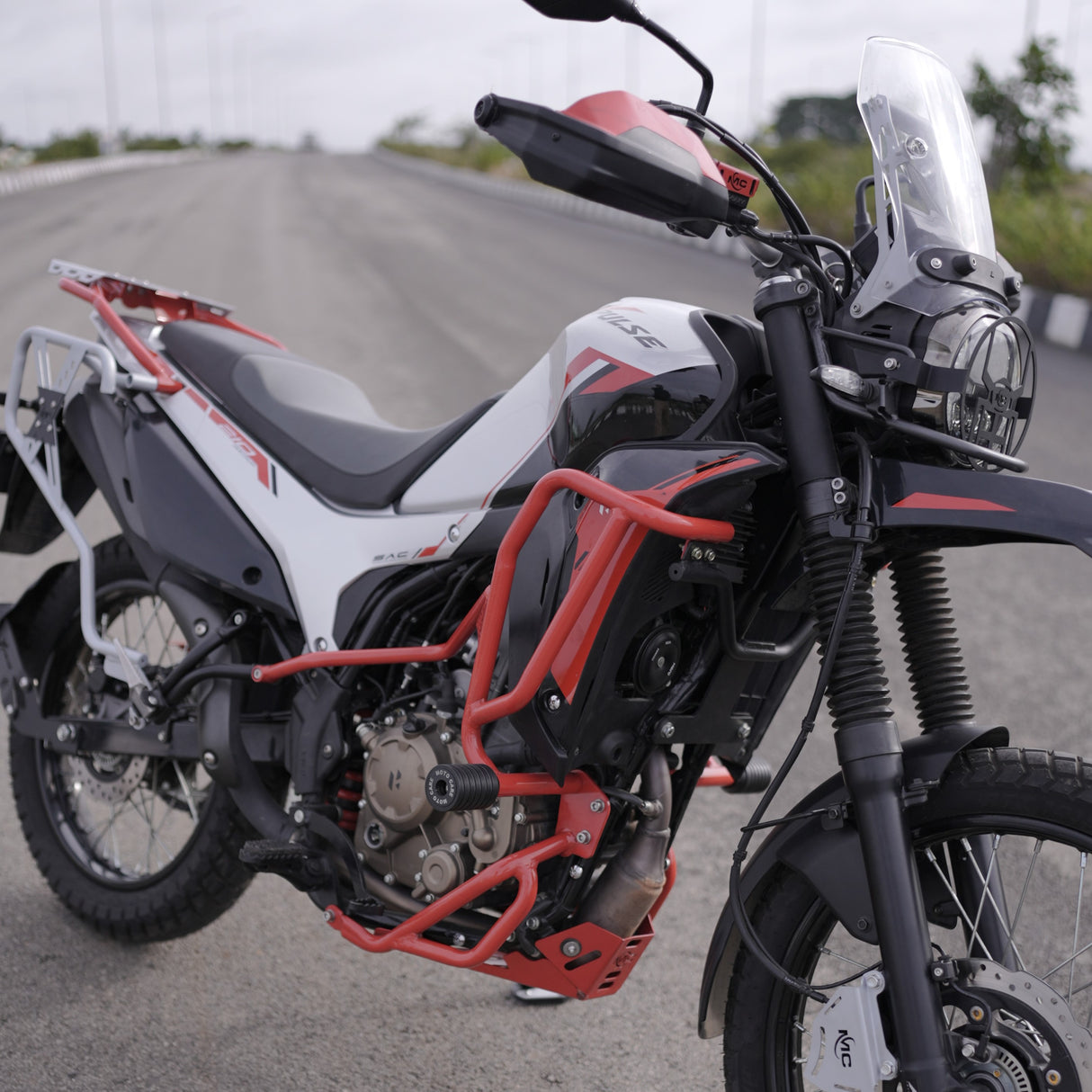 Upper Crash Guard For Hero Xpulse 210 (Red)