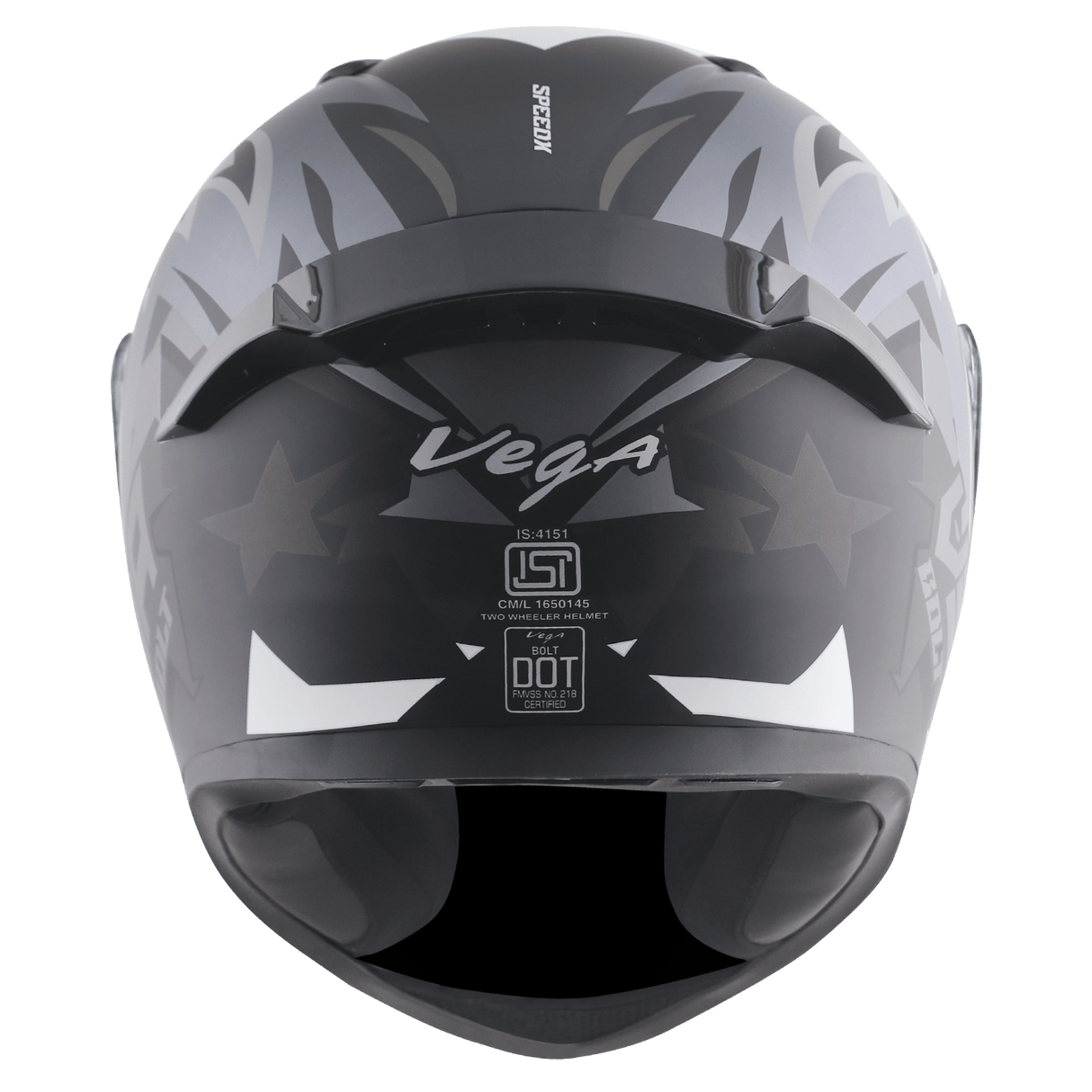 Bolt Speedx Helmet - Dull Black Grey