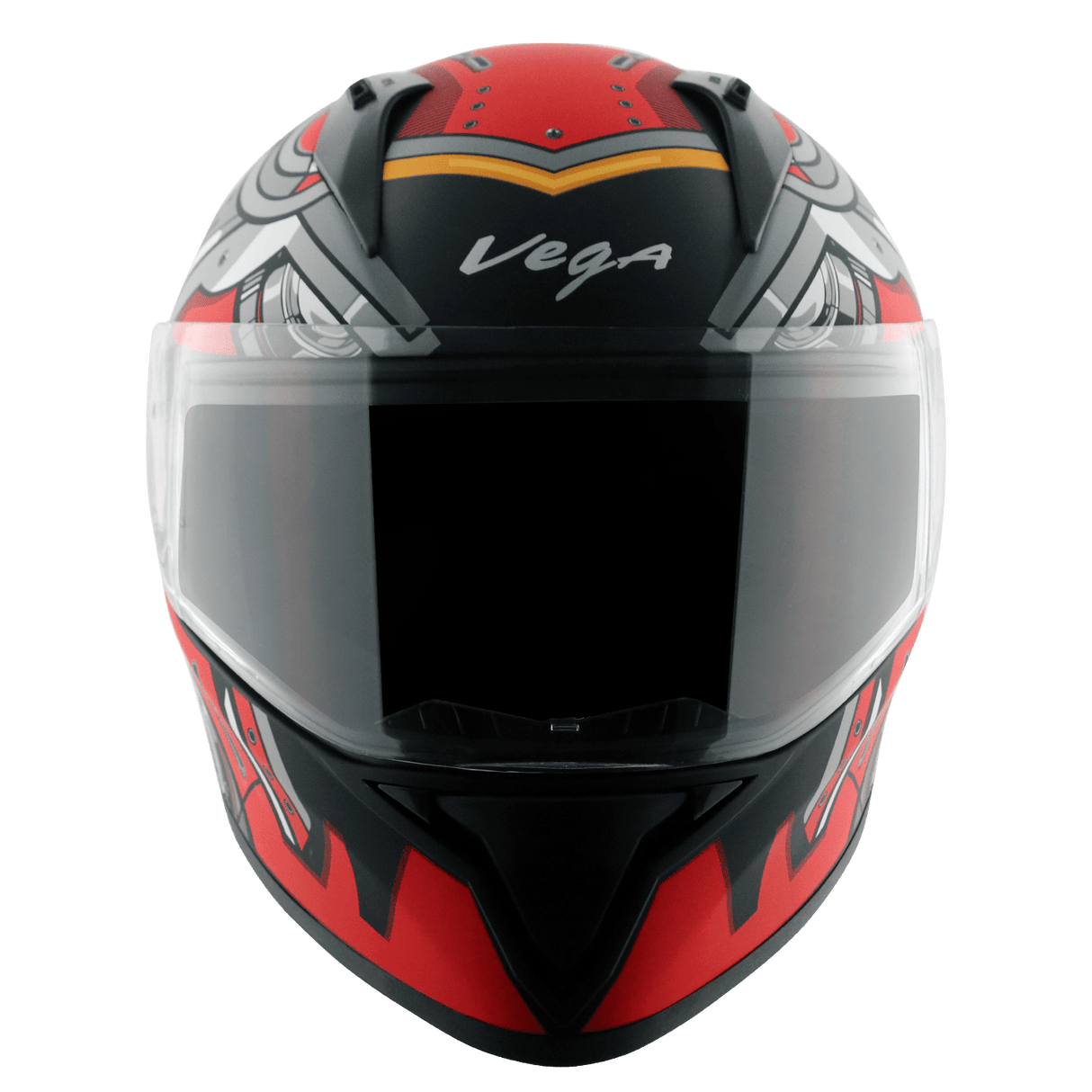 Bolt Superhero Helmet - Dull Black Red