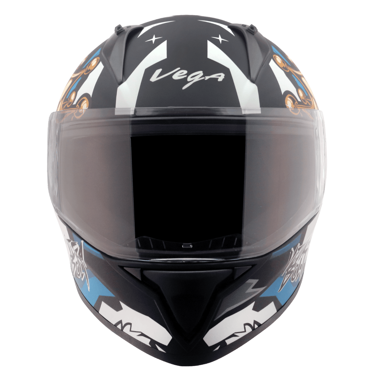 Bolt Crown Men Helmet - Dull Black Blue