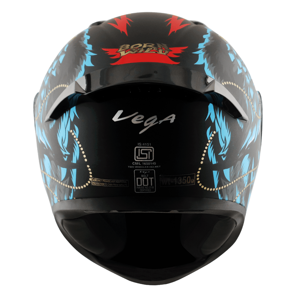 Bolt Wild Helmet - Dull Black Blue