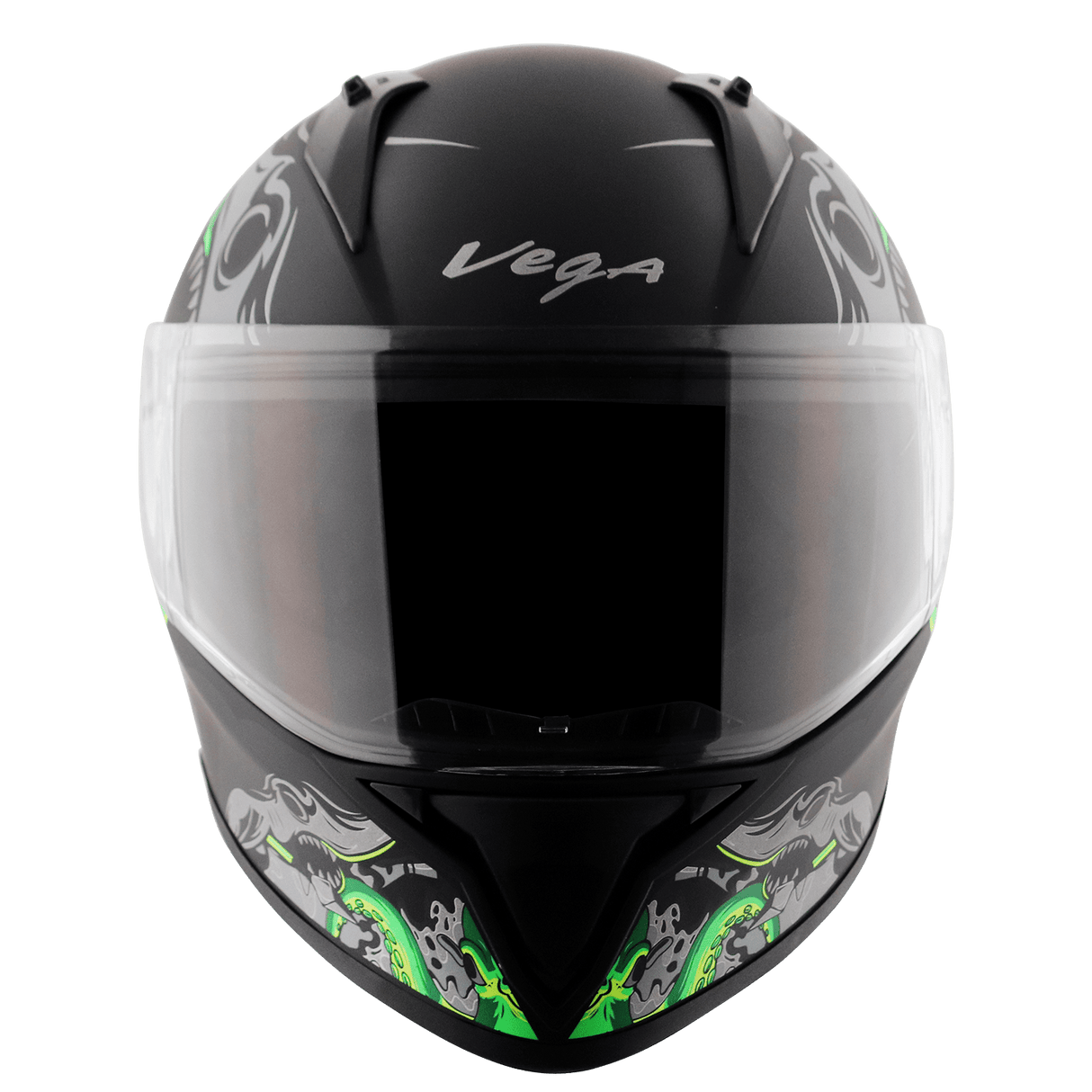 Bolt Octopus Helmet - Dull Black Neon Grey