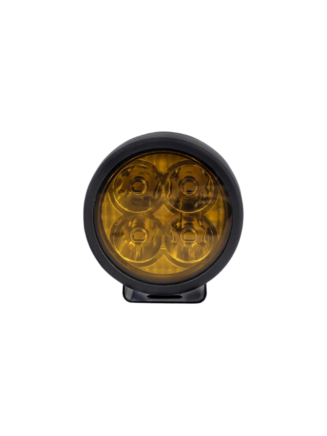 HJG 4 LED Cap Round Pair Foglight With Wireharness