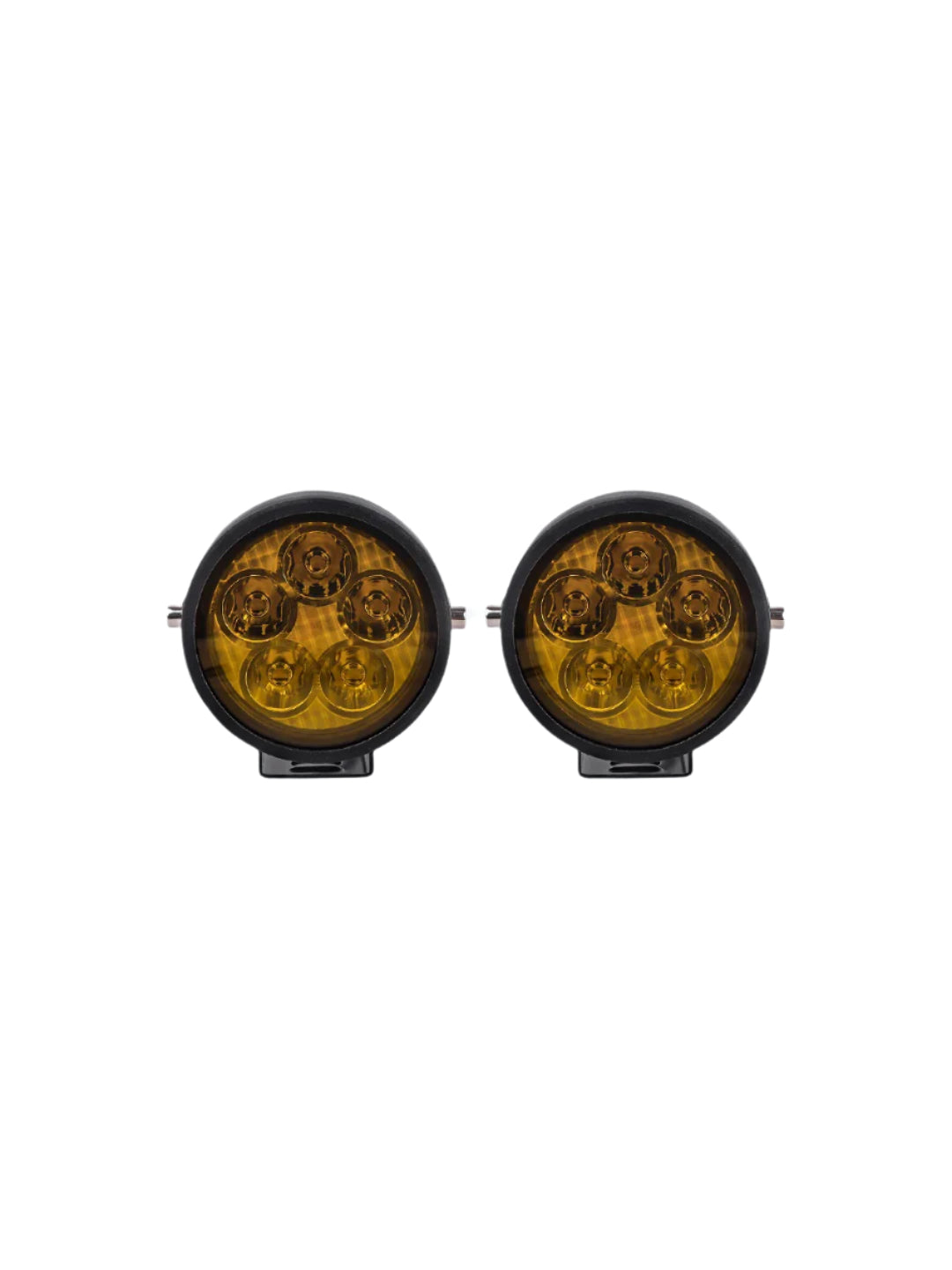 HJG 5 LED Cap Round Pair Foglight