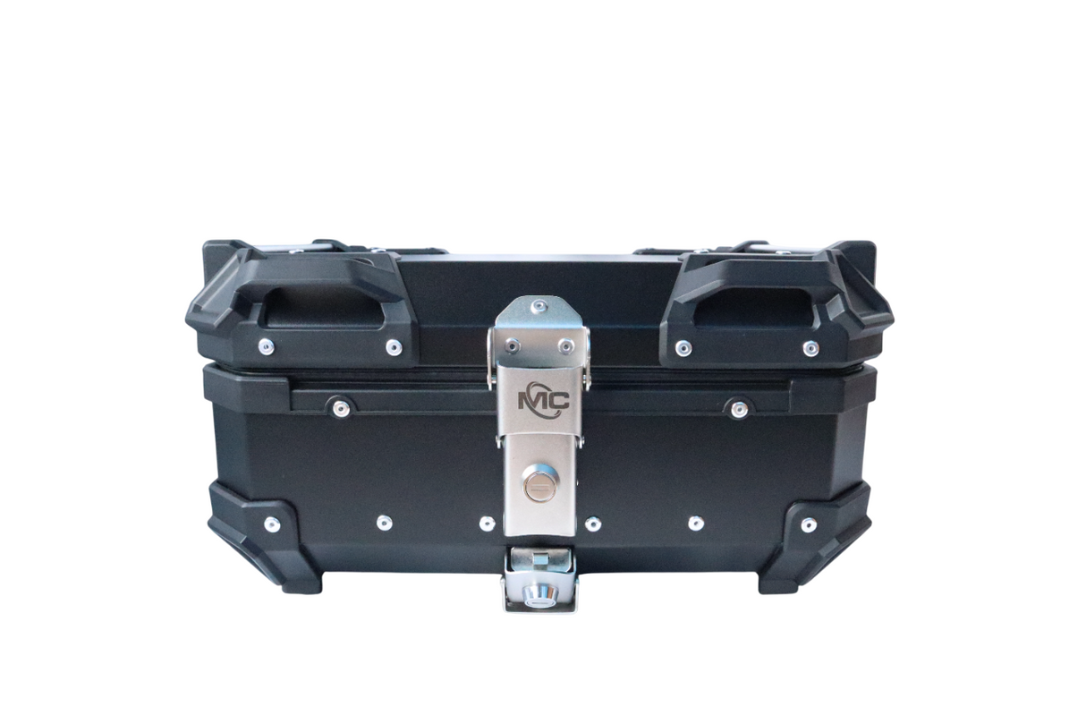 Aluminium 25 Litres Black Top Box