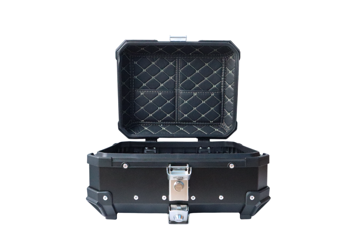 Aluminium 25 Litres Black Top Box