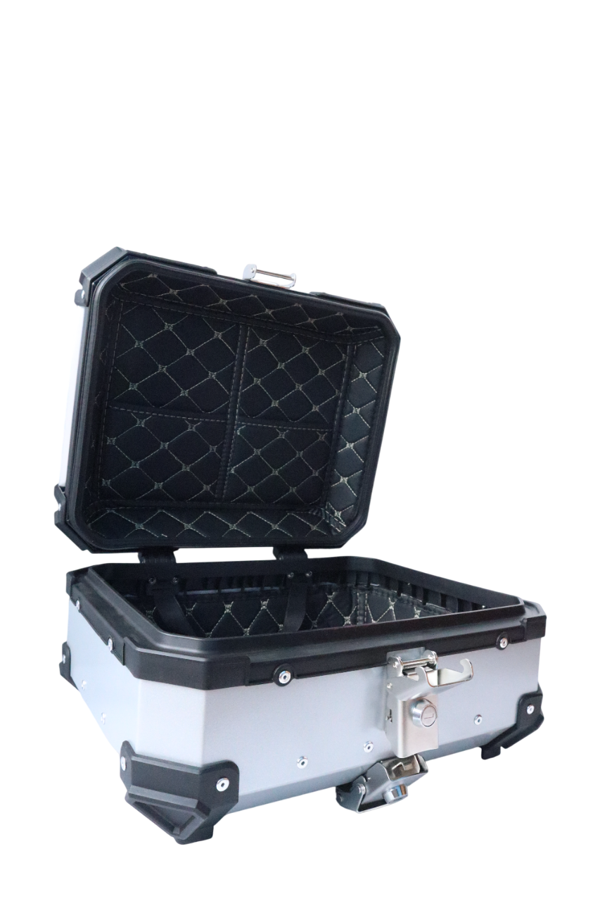 Aluminium 25 Litres Silver Top Box