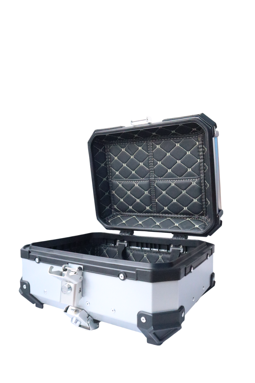 Aluminium 25 Litres Silver Top Box