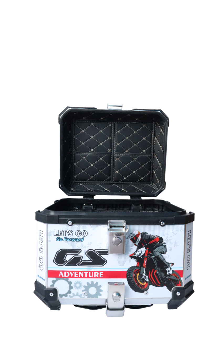 Aluminium 45 Litre Graphic White Black Speed GS