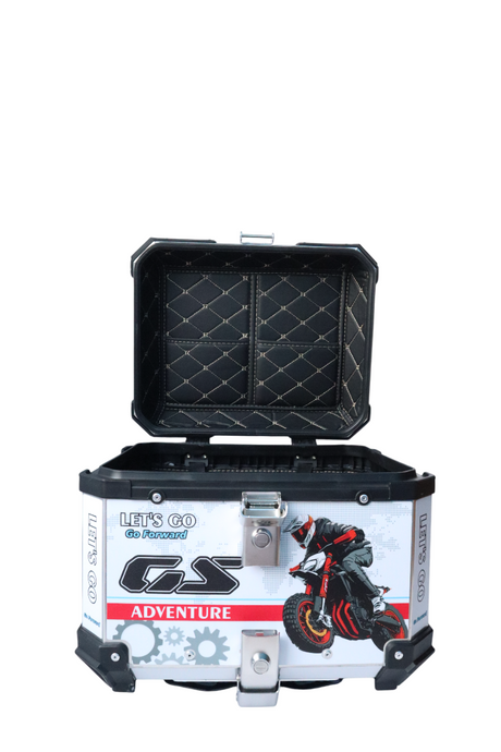 Aluminium 45 Litre Graphic White Black Speed GS