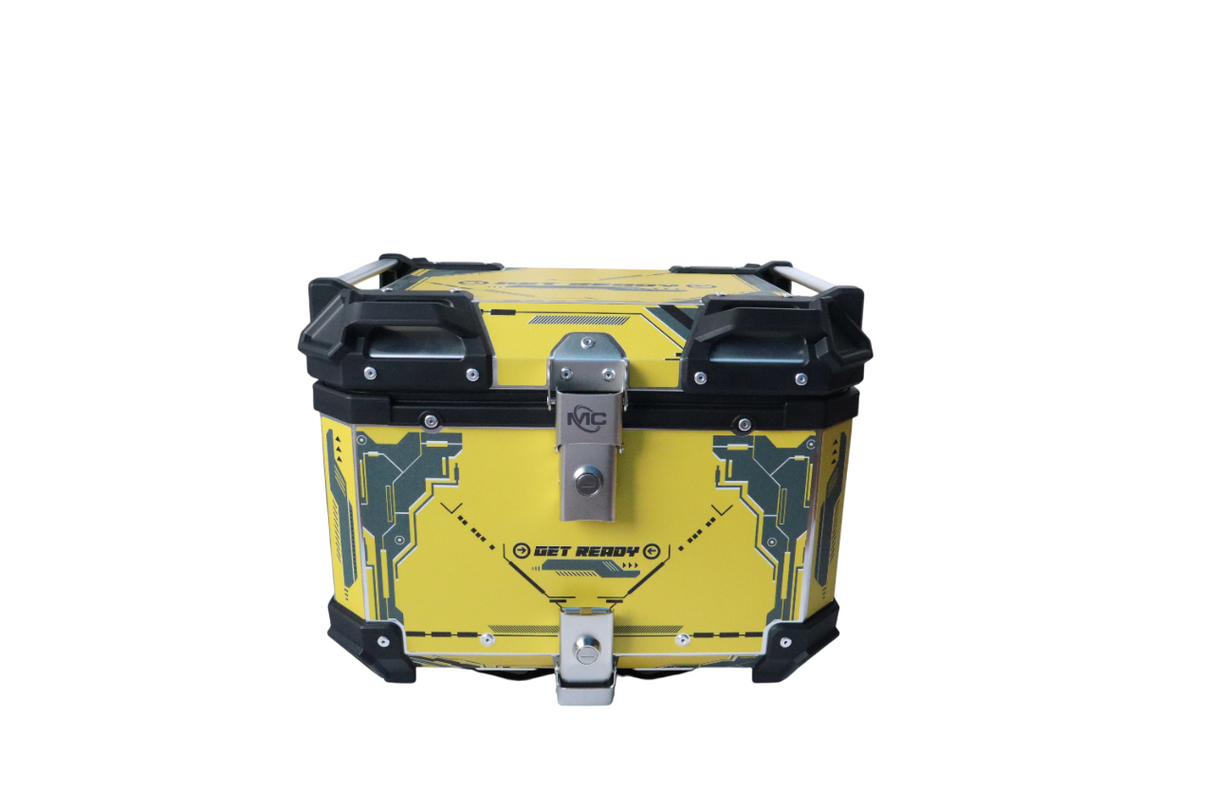 Aluminium 45 Litre Graphic Yellow Get Ready