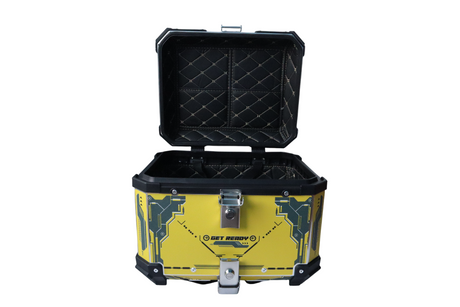 Aluminium 45 Litre Graphic Yellow Get Ready