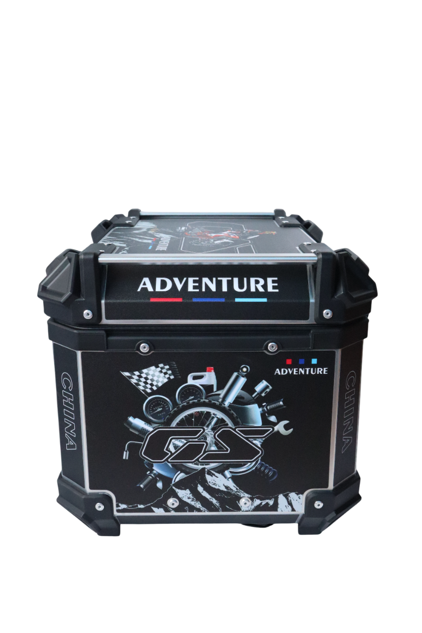 Aluminium 45 Litre Graphic Black GS Adventure