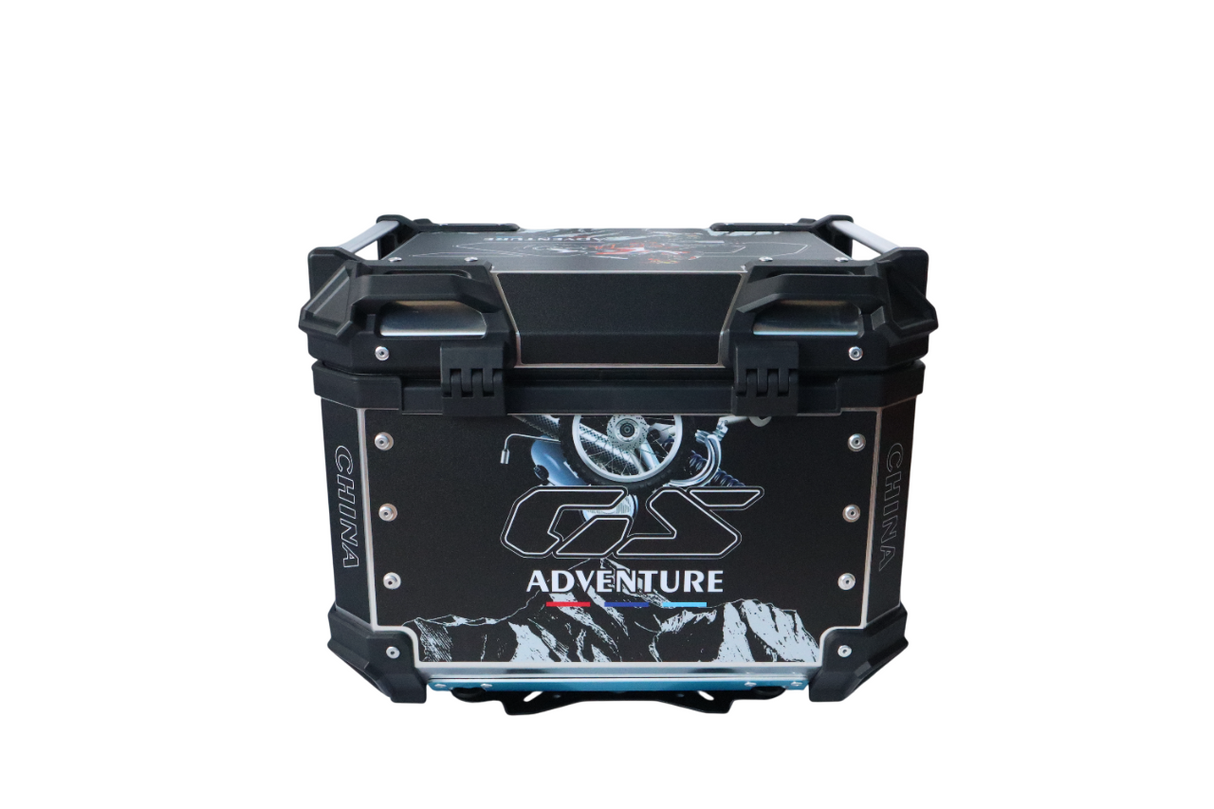 Aluminium 45 Litre Graphic Black GS Adventure
