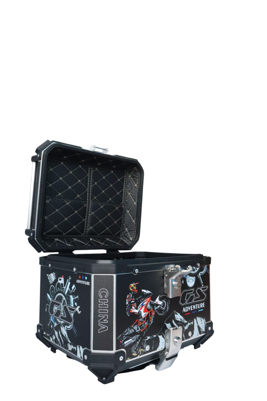 Aluminium 45 Litre Graphic Black GS Adventure