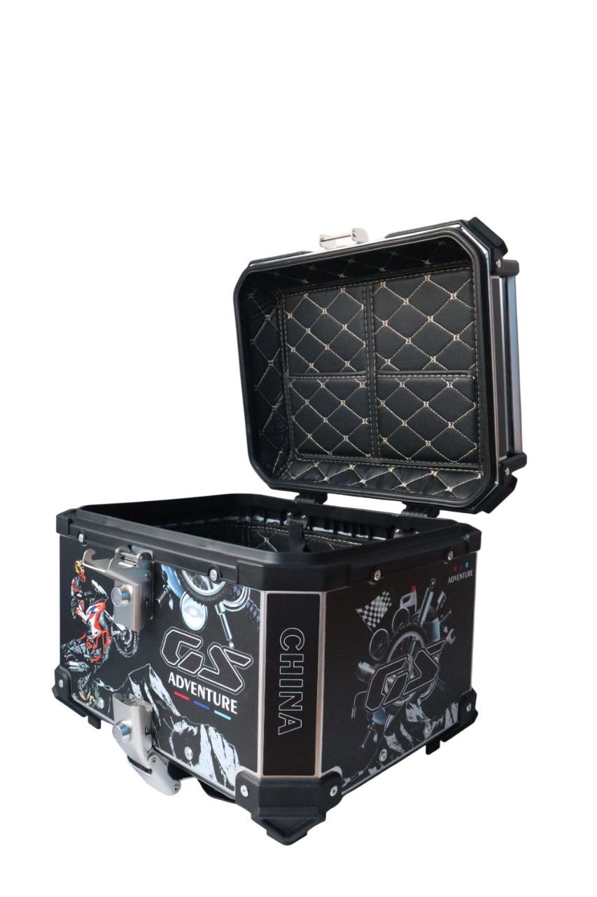 Aluminium 45 Litre Graphic Black GS Adventure