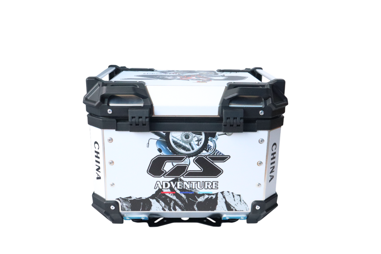 Aluminium 45 Litre Graphic White GS Adventure