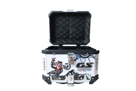 Aluminium 45 Litre Graphic White GS Adventure