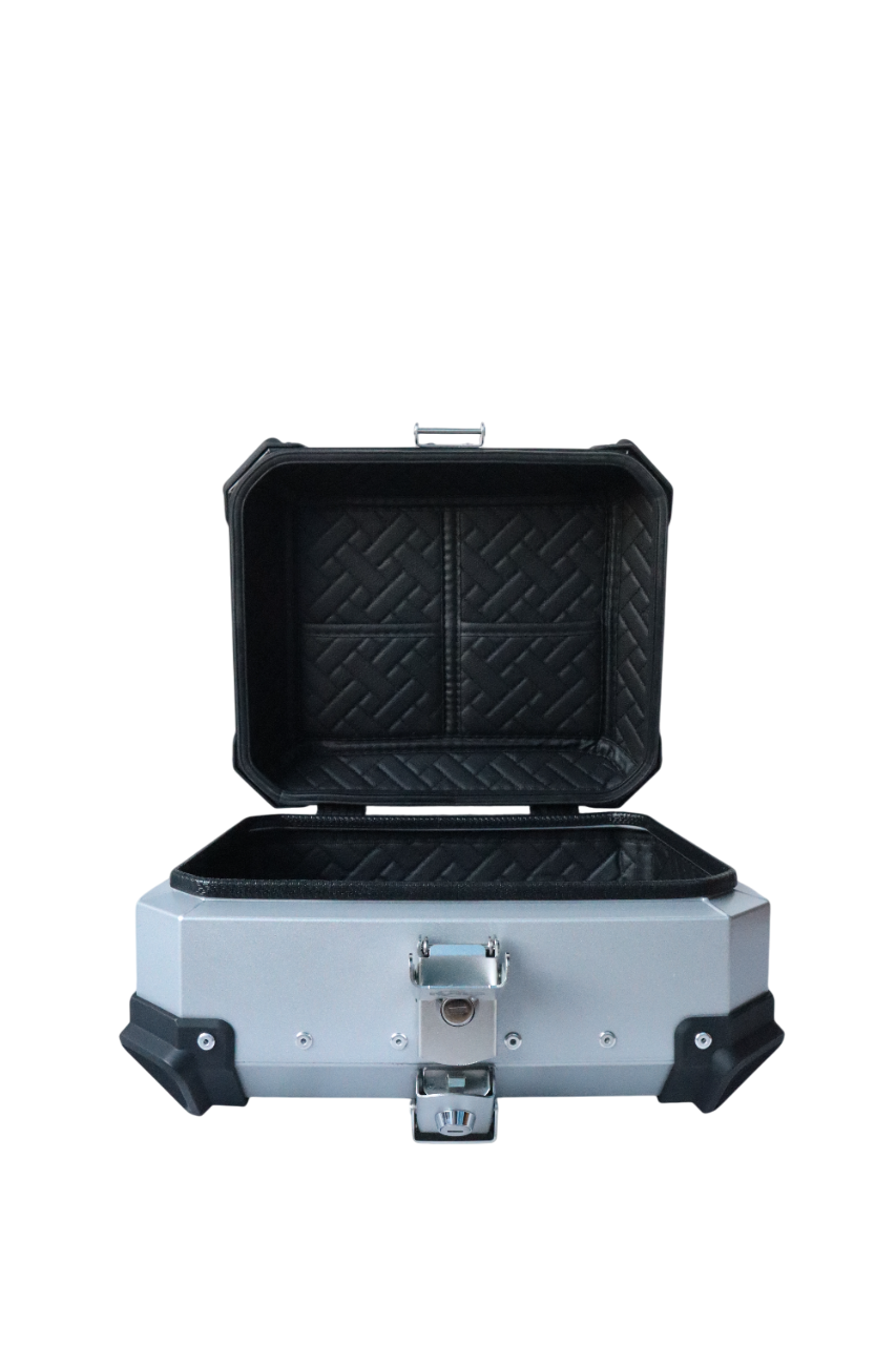 Aluminium 18 Litres Silver Top Box