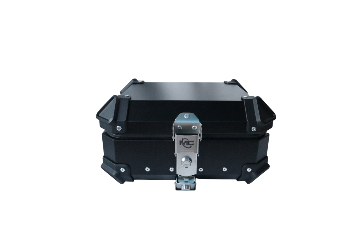 Aluminium 18 Litres Black Top Box