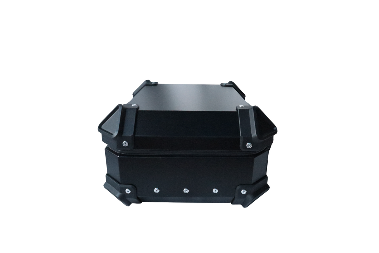Aluminium 18 Litres Black Top Box